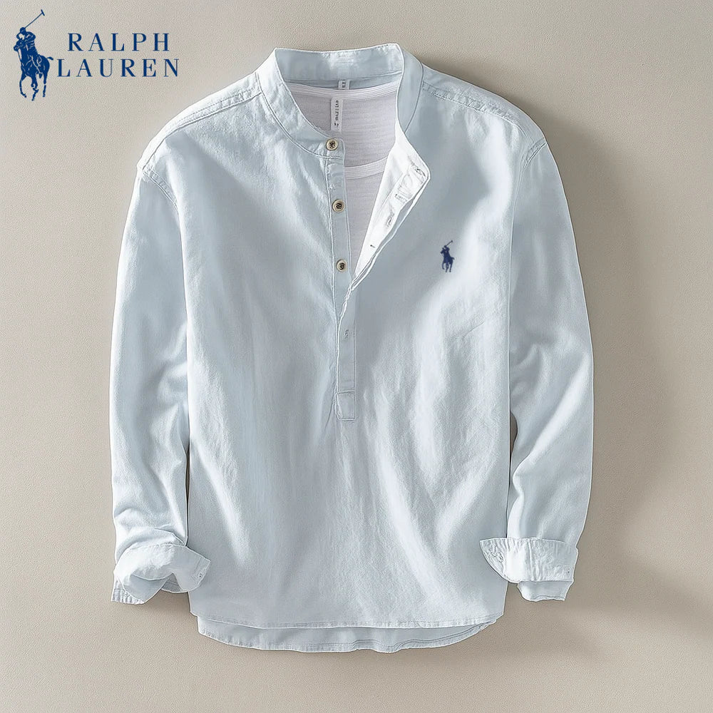 Ralph Chemise casual en lin rayée premium - 1 achetée,  1 offerte
