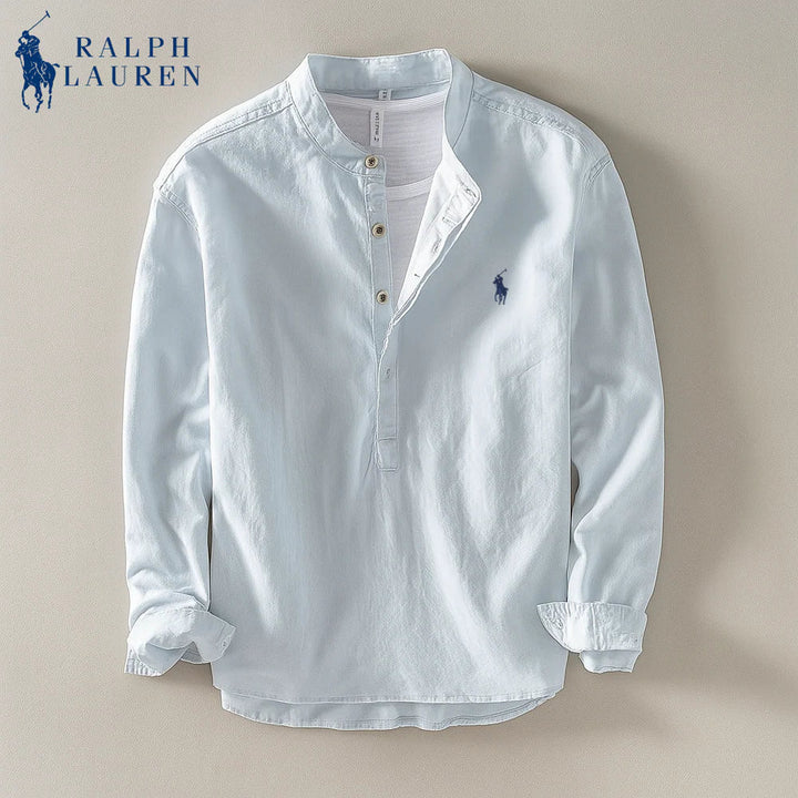 Ralph Chemise casual en lin rayée premium - 1 achetée,  1 offerte