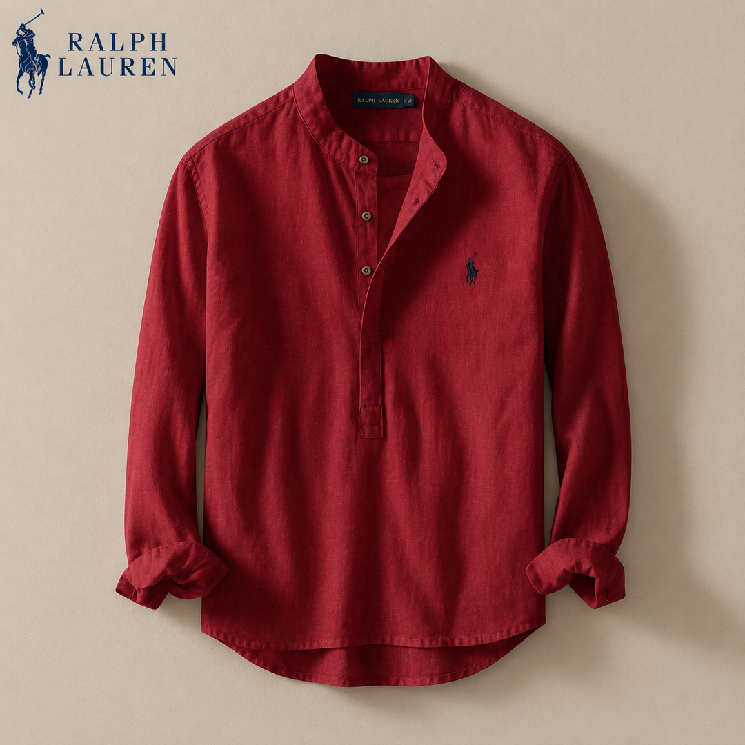 Ralph Chemise casual en lin rayée premium - 1 achetée,  1 offerte