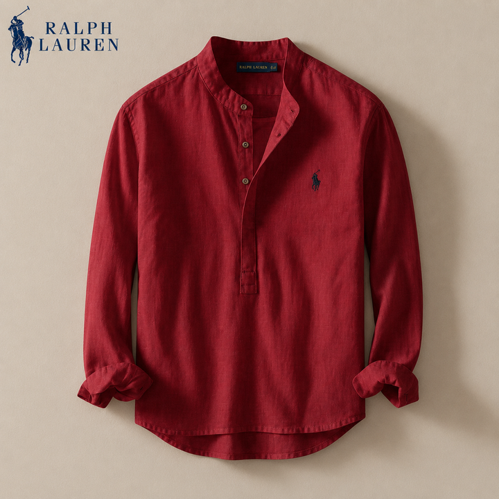Ralph Chemise casual en lin rayée premium - 1 achetée,  1 offerte