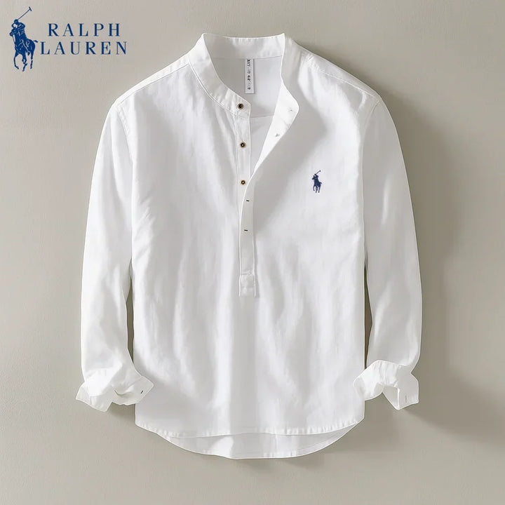 Ralph Chemise casual en lin rayée premium - 1 achetée,  1 offerte