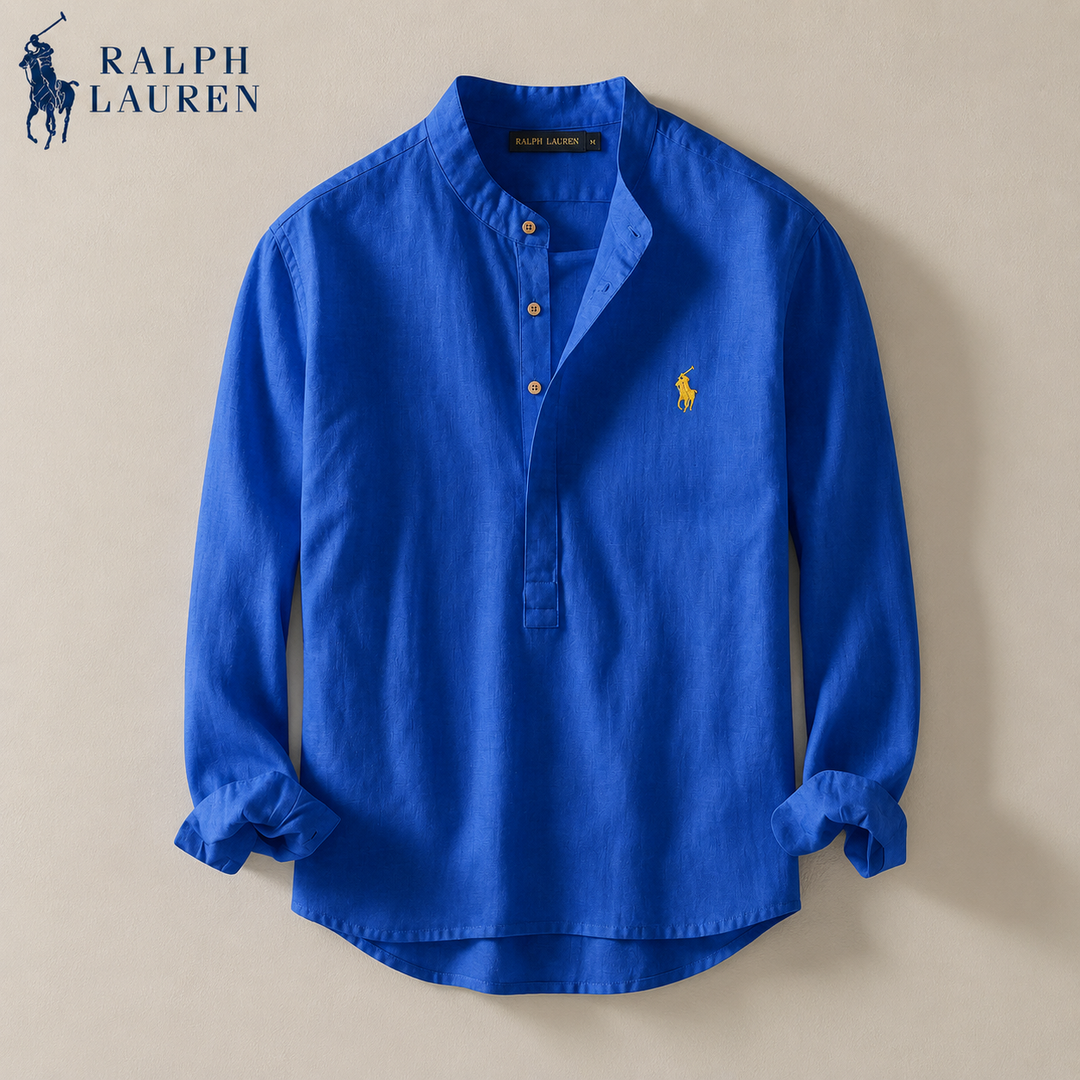 Ralph Chemise casual en lin rayée premium - 1 achetée,  1 offerte