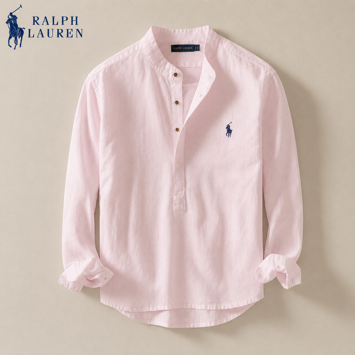 Ralph Chemise casual en lin rayée premium - 1 achetée,  1 offerte