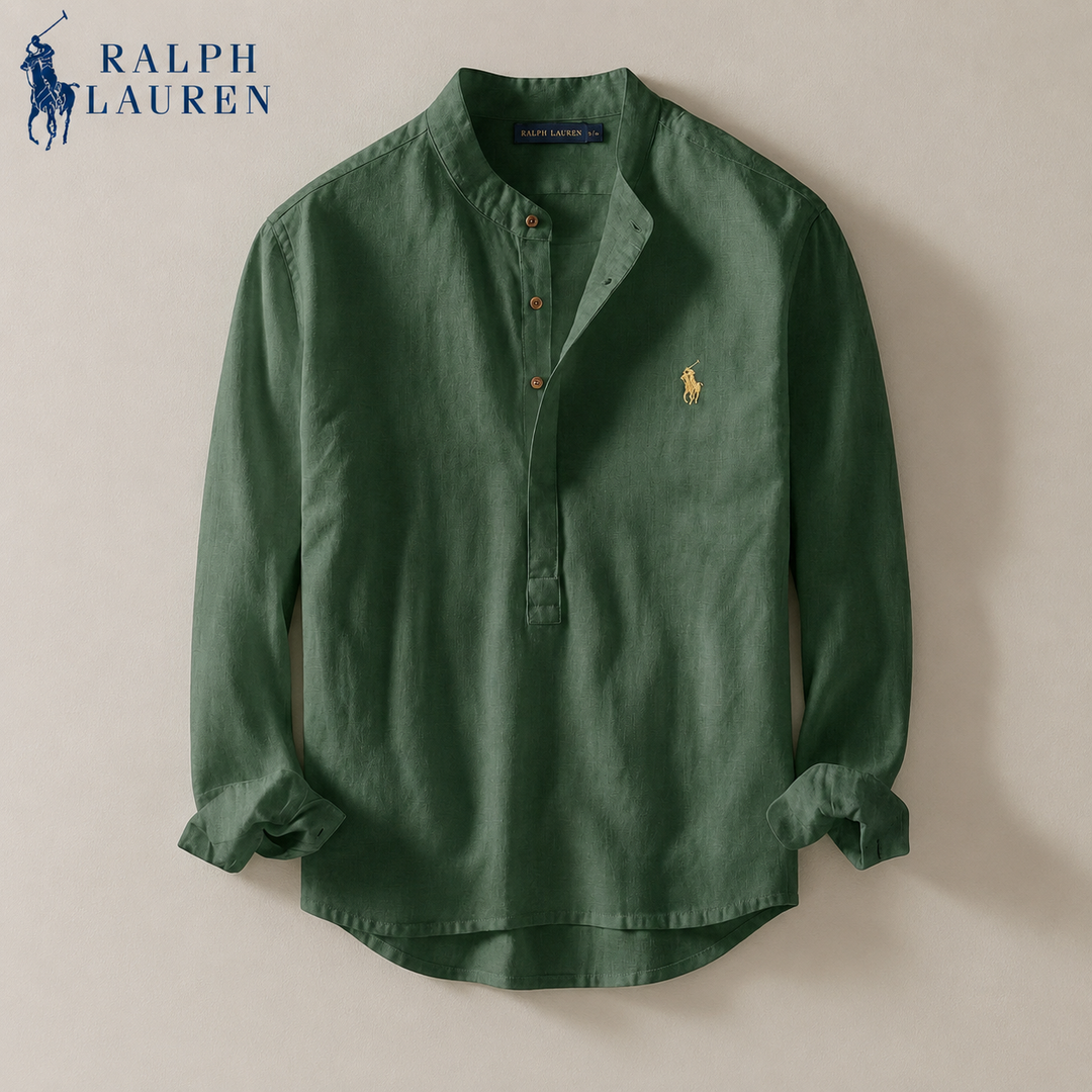 Ralph Chemise casual en lin rayée premium - 1 achetée,  1 offerte