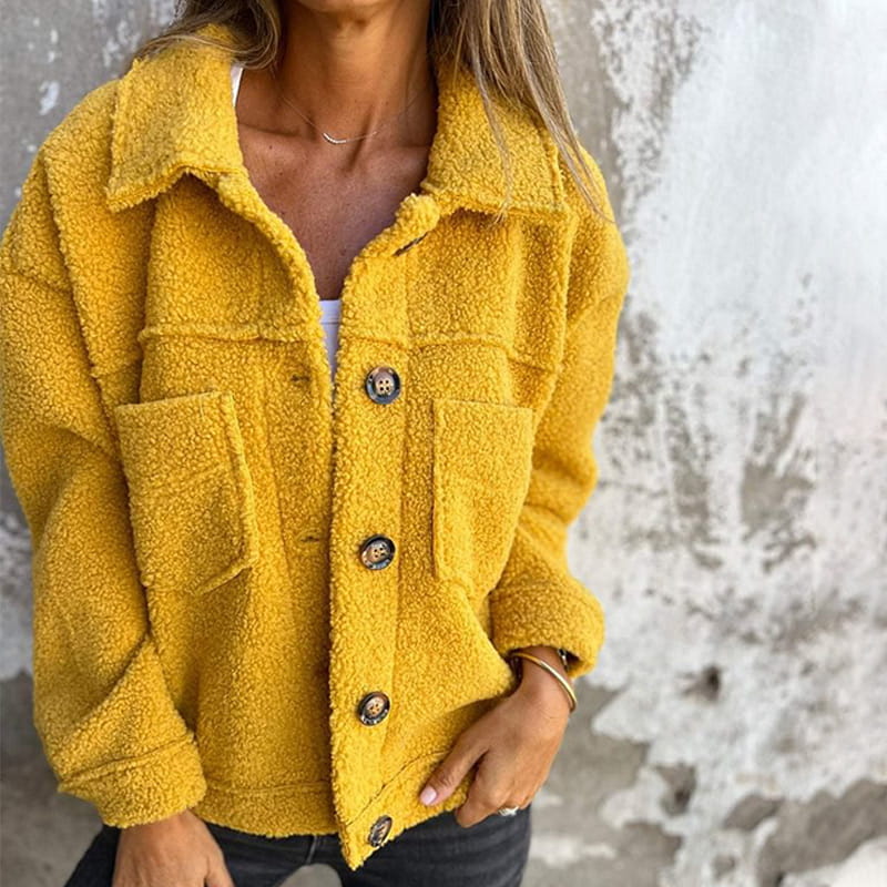 Olivia™ | Veste teddy tendance