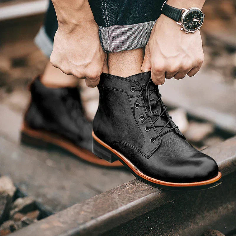 Sébastien ™ | Respirant boots en cuir