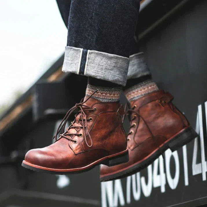 Sébastien ™ | Respirant boots en cuir