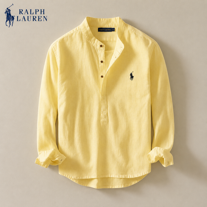 Ralph Chemise casual en lin rayée premium - 1 achetée,  1 offerte