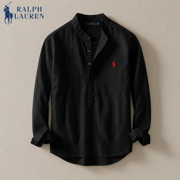 Ralph Chemise casual en lin rayée premium - 1 achetée,  1 offerte